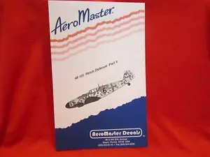 1/48 AeroMaster 48-105 Decal Reich Defense Me Bf-109 G-6 Part 4 Y - Picture 1 of 3