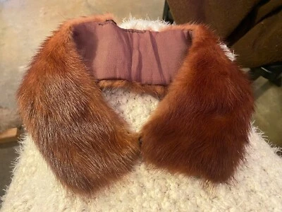 Vintage Genuine Mink Collar Accessory - Image 1 of 3