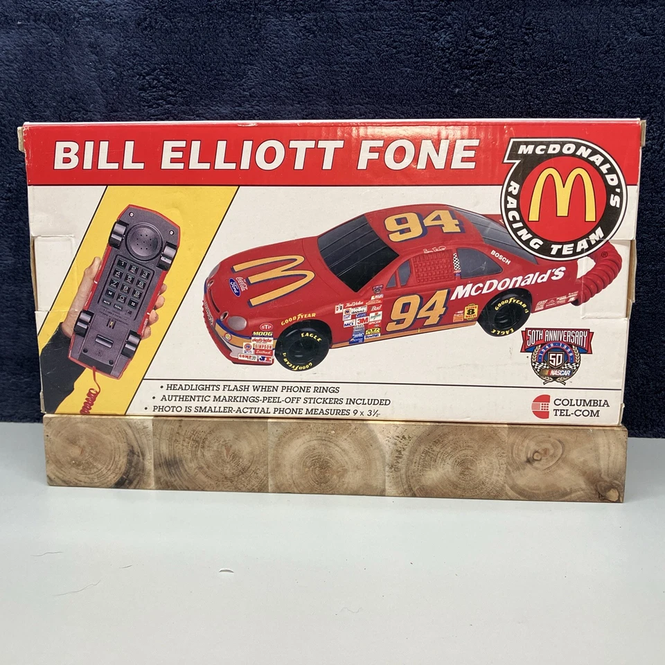 1997 Mcdonald's NASCAR Bill Elliott #94 Fone Telephone NOS
