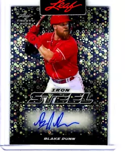 2023 Leaf Trinity Blake Dunn Autograph Pre Production Card 1/1 - Picture 1 of 2