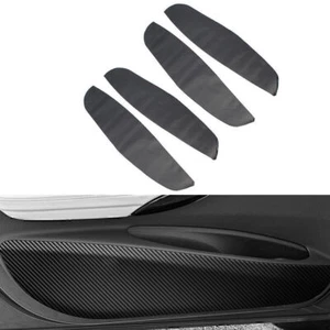4 Pezzi Custodia Protettiva Plastica Anti Kick Pad Porta Auto per BMW F30 2013-2019 - Foto 1 di 12