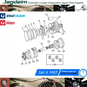 New Jaguar XJS Backing Plate AAU6659 - Picture 1 of 1