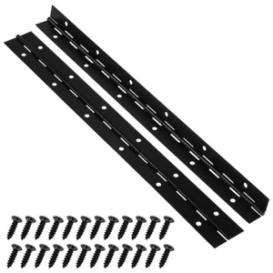2 Pcs Piano Hinges Metal Piano Hinge Heavy Duty Iron Long Hinge With Screws - Picture 1 of 12