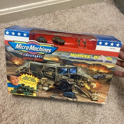Vintage 1997 Galoob Micro Machines Military Humvee Patrol Battle Zone- Sealed - Image 1 of 4