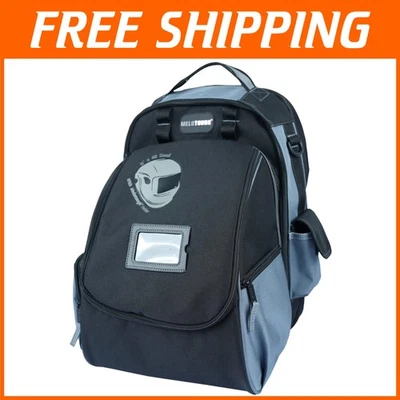 Welding Backpack with Helmet Bag, Large Capacity, Grey - Image 1 of 4