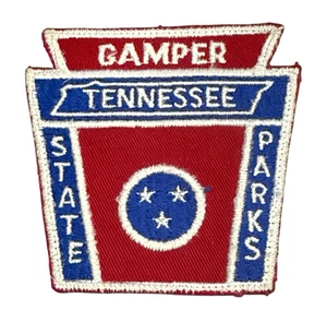 Vintage Patch Tennessee State Parks Camper Souvenir Twill Gauze Patch 1970's - Picture 1 of 2