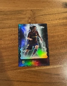 Lionel Messi 2024-25 Topps FC Barcelona Fan Set Monolith Black Holo /50 NRMT+ - Picture 1 of 2