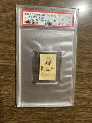 1948 Topps Magic Photos Doak Walker Psa 4 Lions SMU Rookie RC #3C - Image 1 of 2