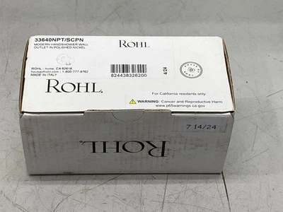 Salida de ducha de mano Rohl níquel pulido 33640PN Foto 1 de 4