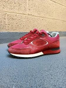 Louis Vuitton Men's Burgundy Suede Run Away Sneakers Shoes Size 7.5 US / 6.5 LV - Picture 1 of 12