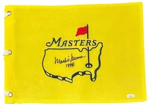 Spilla Mark O'Meara firmata non datata Masters bandiera 1998 campione Augusta nazionale + JSA - Foto 1 di 3
