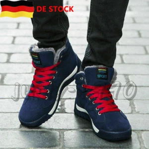 Herren Winterstiefel Gefüttert Schneeschuhe Warm Boots Winterschuhe Gr.39-46 DE - Bild 1 von 4