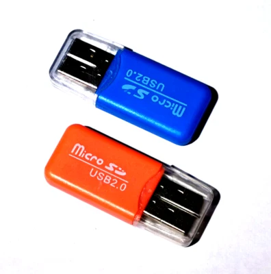 Mini Usb Kartenleser für Micro SD SDHC SDXC Stick Kartenlesegerät Adapter Z28 - Bild 1 von 3