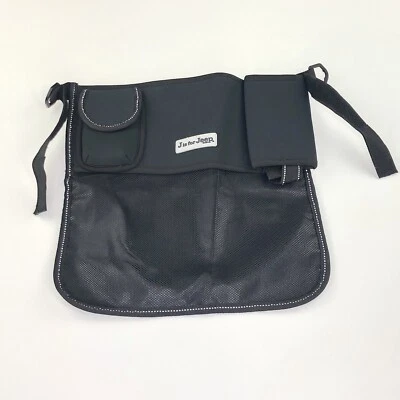 Organizador de almacenamiento bolsa de mano negra para cochecito J is for Jeep (sin correa para el hombro) Foto 1 de 4