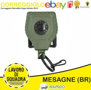 Correggiolo Rétractable 8V31 Vert Od pour Pistolets Extensible Ceinture - Vega - Zdjęcie 1 z 1