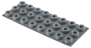 1 x 3M Hemisphere M4 Anti Vibration Feet SJ5009 ,22.4mm dia. Natural Rubber +66Â - Picture 1 of 1