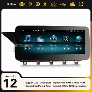 10,25" Android 13 DAB+ 64Go Autoradio 4G Navi Mercedes Classe GLK X204 2009-2012 - Imagen 1 de 24