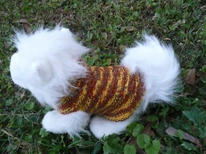 XXXS handmade knit dog sweater - Picture 1 of 1