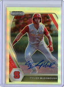 2021 Panini Prizm Entwurf Picks Basis Auto Preise silber #75 Tyler McDonough - Bild 1 von 1
