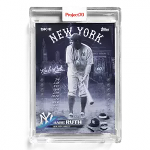 2021 TOPPS PROJECT 70 CARD # 3 BABE RUTH - BY DJ SKEE - Picture 1 of 2