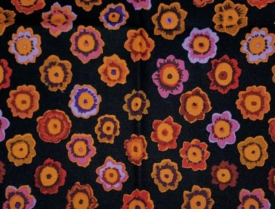 Kaffe Fassett AURICULA BLACK GP52    5” X WOF    original issue - Image 1 of 2