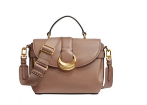 Bolso Bandolera Donna Karan NY Valley Stream Cuero + Bolso Antipolvo - TOSTADO ALMENDRA - Imagen 1 de 11