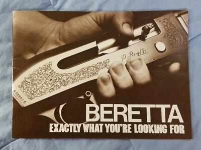 Vintage 1970 Beretta Catálogo de Armas de Fogo -- "Exatamente o que você está procurando" - Imagem 1 de 3