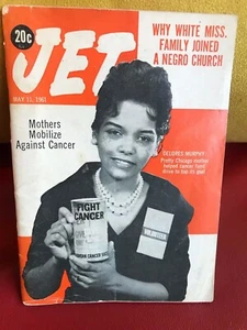 BLACK AMERICANA JET Magazine MAY 11 , 1961 MOTHERS MOBILIZE AGAINST CANCER - Picture 1 of 4
