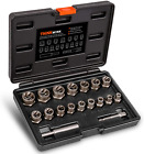 Bolt Extractor Set, 18 Pieces Impact Bolt & Nut Remover Set, Stripped Lug Nut Re