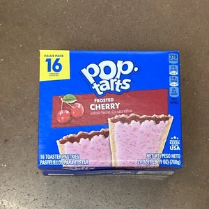 NUOVO POP TARTS TOSTAPANE PASTICCINI SAPORE CILIEGIA GLASSATO 16 CT 27 OZ (768 g) SCATOLA - Foto 1 di 3