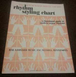 The Wm McMains Organ Course - Rhythm Styling Chart - Bild 1 von 3