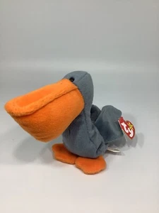 Ty Beanie Baby Scoop Pelican 1996 Tag 7” Plush - Picture 1 of 4
