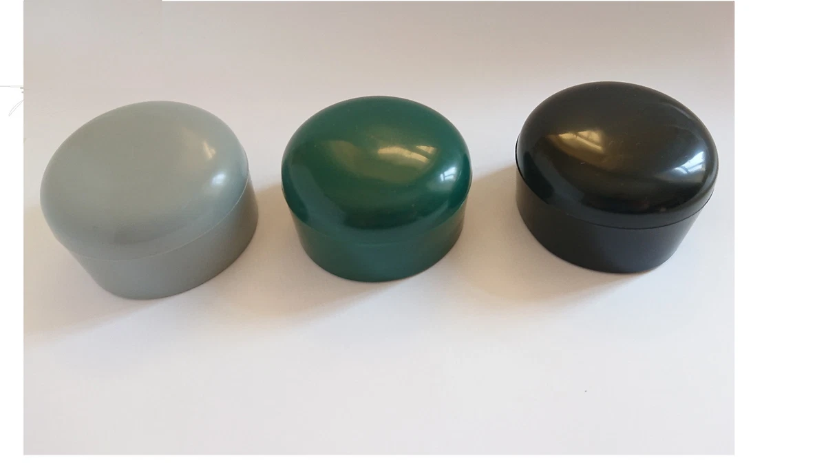 Zaunpfostenkappen Schwarz – Für 4x4 Cm Pfosten, Aus Kunststoff, Wasser- & UV-beständig