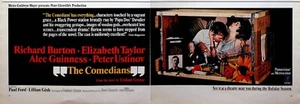 1967 The Comedians Movie Tie-in 2-Page Print Ad Elizabeth Taylor Richard Burton - Picture 1 of 3
