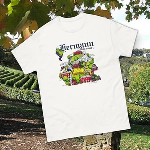 Hermann MO T-shirt Missouri Wine Country Oktoberfest 1980s Vintage Style Tee - Picture 1 of 13