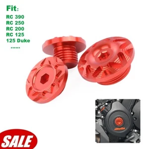 For 390/250 Adventure 390/200 Duke Engine Oil Filter Bolts Cap Screws Plug Cover - Picture 1 of 14