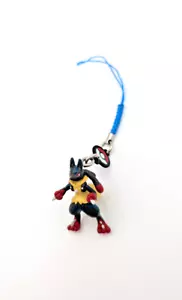 2" Mega Lucario Pokemon Portachiavi Figura Dangler - Nintendo T-ARTS - TOMY 2017 - Foto 1 di 5