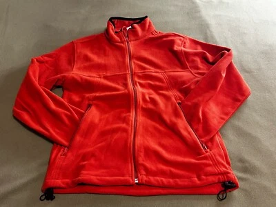 Chaqueta de microfleece con cremallera completa color naranja talla pequeña CHESTNUT HILL para mujer Foto 1 de 4