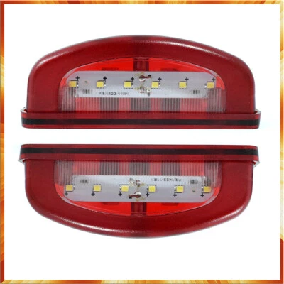 2 x Feux D'éclairage LED Plaque D'immatriculation Pour Voiture Camion Remorque - Photo 1/4