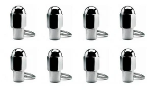 16 PCS EAGLE DUALLY WHEEL RIM LUG NUT LONG MAG SHANK CHROME 14 X 1.5 RH WASHER - Picture 1 of 1