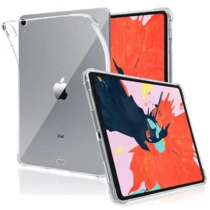 Clear Back Case Cover For iPad 7th/8th/9th Gen Pro Air Mini TPU Protective Shell - Picture 1 of 24