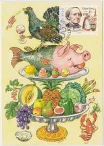 Sweden Maxi 2002, Gastronomy, Cajsa Warg and Charles Emil Hagdal, mint - Picture 1 of 1