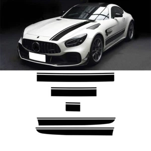 Hood Roof Rear Side Sticker Decal For Mercedes Benz AMG GT C190 R190 GTS GTR GTC - Imagen 1 de 8