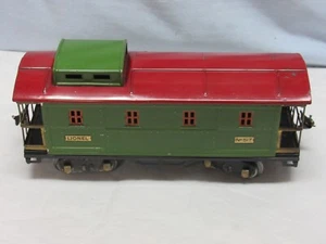 Lionel n. 517 Caboose Misuratore Standard Non Testato Treno Illuminato Verde - Foto 1 di 6