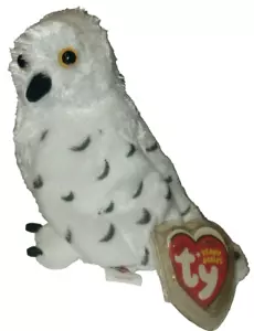 Ty Beanie Baby SUMMIT die Schneeeule (6 Zoll) NEU MWMTs Plüschtier Stofftier Spielzeug - Bild 1 von 8