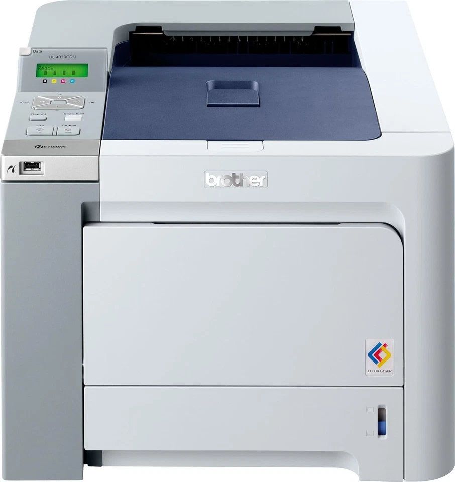 BROTHER HL-4050CDN A4 USB AUTO DUPLEX NETWORK FAST 20ppm COLOR LASER PRINTER - Image 1 of 4
