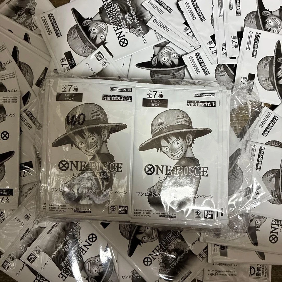 One Piece Card Game 3rd Anniversary Treasure Campaign Pack 100 Packs Set Promo - Image 1 of 1