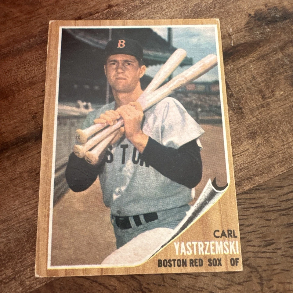 1962 Topps  #425 Carl Yastrzemski Red Sox HOF - Image 1 of 4