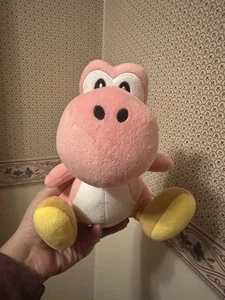Nintendo Super Mario Bros. Peluche rosa Yoshi - Imagen 1 de 4