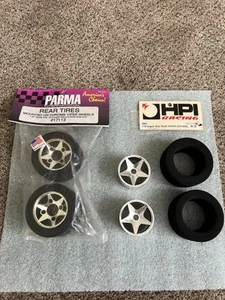 Parma 17113 Rear Mounted Chrome Wheel Set + HPI Super Star 3603 Vintage Pan Car! - Picture 1 of 24